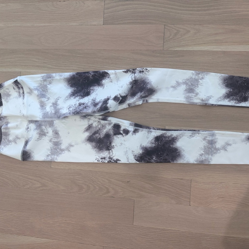Spiritual Gangster Tie-Dye Leggings - Black and White